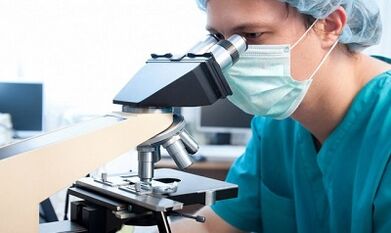 Diagnostic des parasites dans le corps